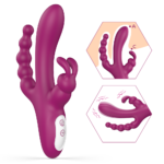 Multi-Functional Beaded Rabbit Sex Toy