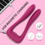 Wearable Couples Vibrator, USB Magnetic Rechargeable - Image 2