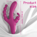 Multi-Functional Beaded Rabbit Sex Toy - Image 5