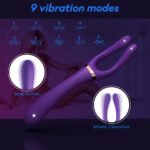 Dual Stimulation U-Shaped Vibrator for G-Spot & Clit - Image 6