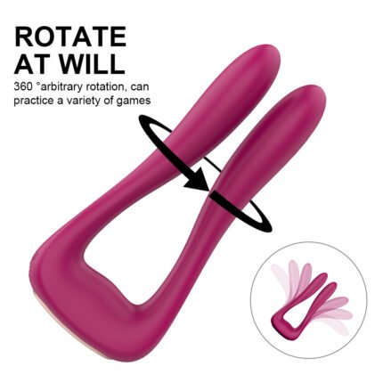 Wearable Couples Vibrator, USB Magnetic Rechargeable