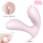 Ergonomic Lay-on Panty Vibrator with Remote